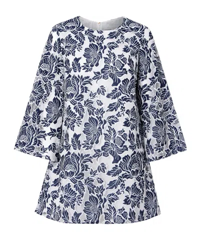 Borgo De Nor Corded Lace Mini Dress In Multi
