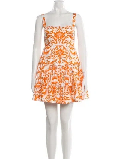 Pre-owned Borgo De Nor Floral Print Mini Dress In Multi