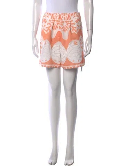 Pre-owned Borgo De Nor Floral Print Mini Shorts W/ Tags In Multicolor