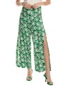 Borgo De Nor Halia Silk-blend Pant In Green