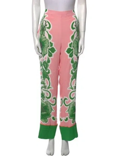 Pre-owned Borgo De Nor Havana Straight Leg Pants W/ Tags In Pink