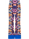 Borgo De Nor Havana Straight-leg Trousers In Blue