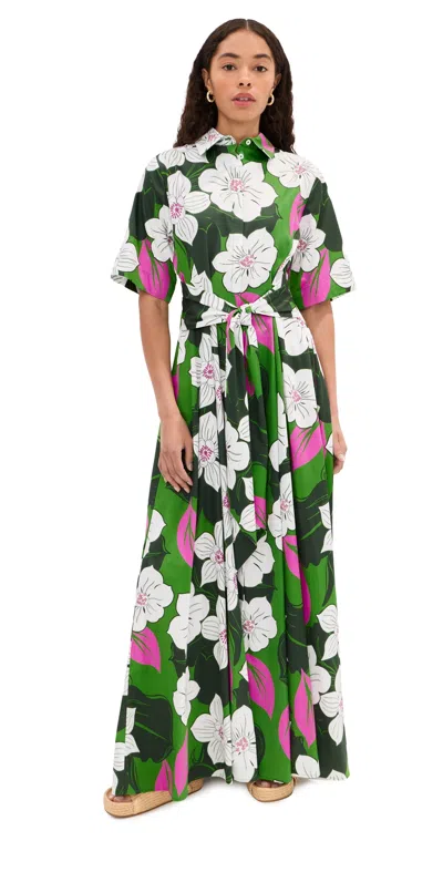 Borgo De Nor Posie Dress Obscura In Green
