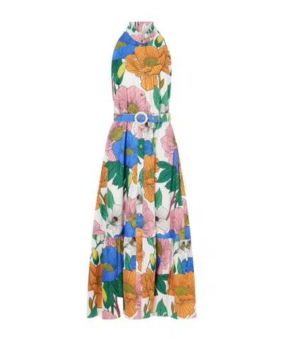 Borgo De Nor Biba Tiered Printed Cotton-poplin Maxi Dress In Multi