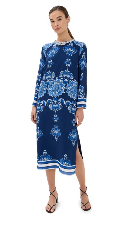 Borgo De Nor Seraphina Crepe Dress Multi