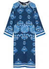 Borgo De Nor Seraphina Floral-printed Chiffon Midi Dress