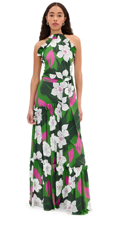 Borgo De Nor Tatiana Dress Obscura In Multi