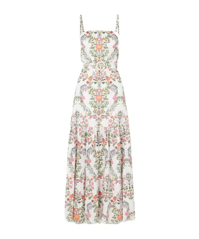 Borgo De Nor Cordiela Tiered Broderie Anglaise Cotton Maxi Dress In Multi