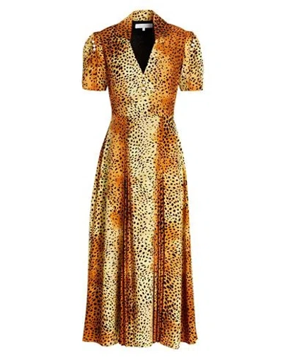 Borgo De Nor Woman Midi Dress Sand Size 2 Polyester In Beige