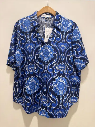 Borgo De Nor Women's Akari Top In Botanical Tile In Multi