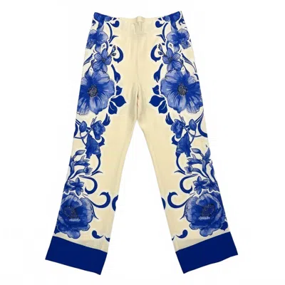 Borgo De Nor Women's Havana Pull-on Trouser In Blue In Neutral