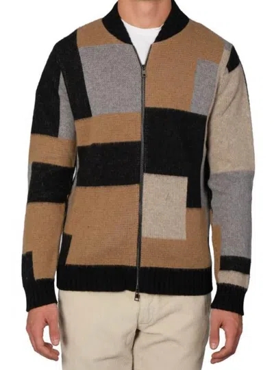 Borgo Del Filo - With Zip And Patch Black Grey Camm 542361a 909 Ner