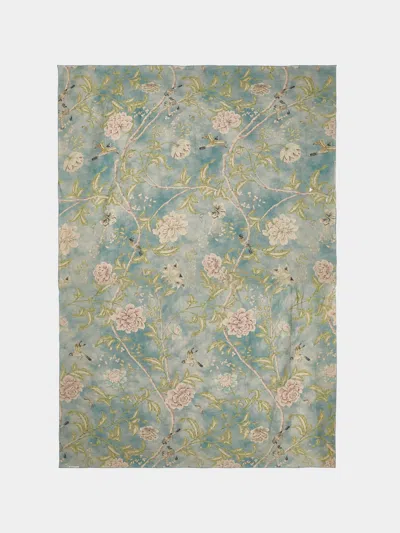Borgo Delle Tovaglie Filo Affresco Linen Rectangular Tablecloth (126in/3.2m) In Multi