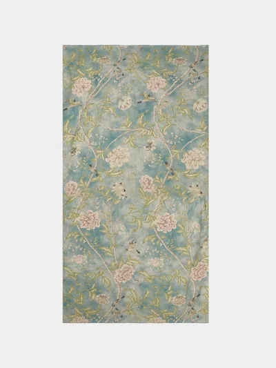 Borgo Delle Tovaglie Filo Affresco Linen Rectangular Tablecloth (165.5in/4.2m) In Animal Print