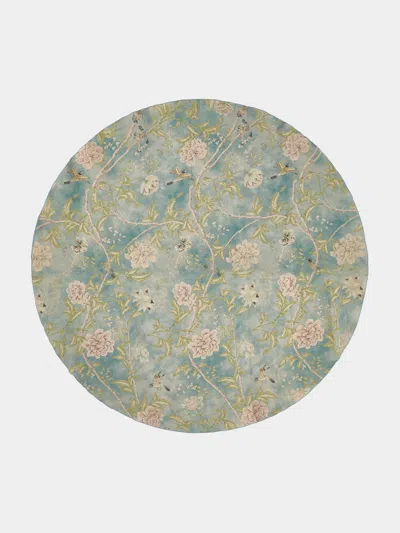 Borgo Delle Tovaglie Filo Affresco Linen Round Tablecloth (110in/2.8m) In Multi
