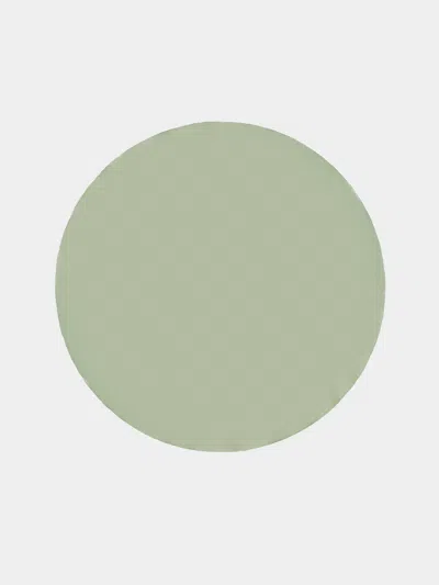 Borgo Delle Tovaglie Filo Linen Round Tablecloth (86.5in/2.2m) In Multi