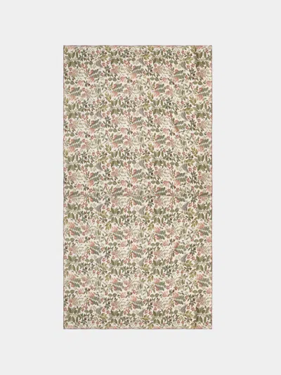 Borgo Delle Tovaglie Filo Sottobosco Linen Rectangular Tablecloth (165.5in/4.2m) In Animal Print