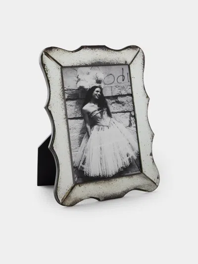 Borgo Delle Tovaglie Firenze Mirrored Glass Photo Frame In White