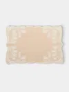 Borgo Delle Tovaglie Tecla Embroidered Linen Placemats (set Of 4) In White