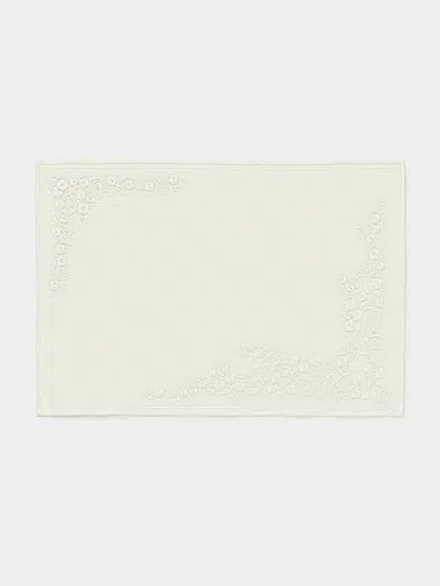 Borgo Delle Tovaglie Venaria Embroidered Linen Placemats (set Of 4)