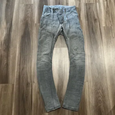 Pre-owned Boris Bidjan Saberi Aw15 Grey Gum Dyed P13 T-f In Gray