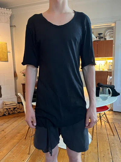Pre-owned Boris Bidjan Saberi Bbs Shortsleeve In Black