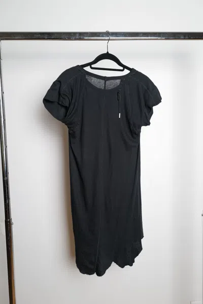 Pre-owned Boris Bidjan Saberi Black Ribbed Cotton Tshirt