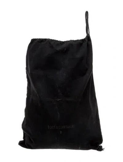Pre-owned Boris Bidjan Saberi Canvas Backpack In Black