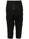 Boris Bidjan Saberi Coated Pressed Trousers In Black