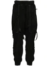 Boris Bidjan Saberi Coated Track Pants In Black