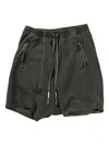 Boris Bidjan Saberi Cotton Shorts In Grey
