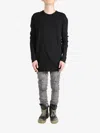 Boris Bidjan Saberi Merino-wool Jumper In Black