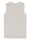 Boris Bidjan Saberi Cotton Tank Top In Grey
