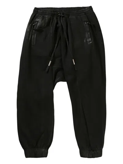 Boris Bidjan Saberi Cotton Track Pants In Black
