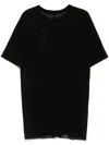 Boris Bidjan Saberi Crew-neck T-shirt In Black
