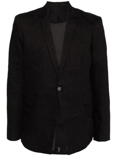 Boris Bidjan Saberi Denim Suit In Black