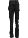 Boris Bidjan Saberi Drop-crotch Skinny Trousers In Blue