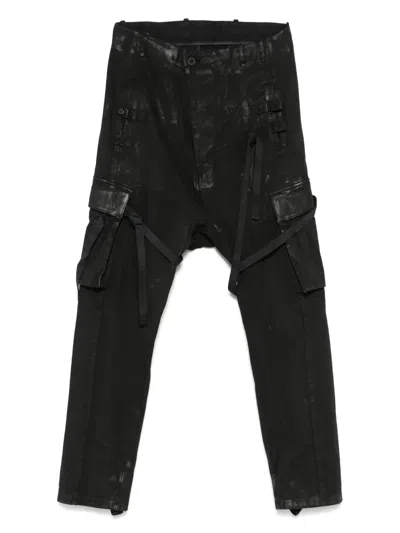 Boris Bidjan Saberi Distressed Trousers