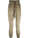 Boris Bidjan Saberi Drawstring-waist Track Pants In Brown