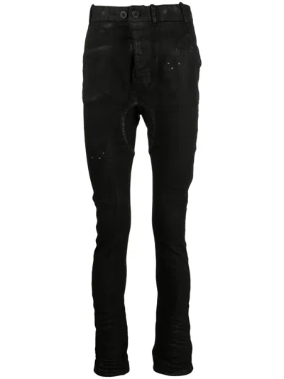 BORIS BIDJAN SABERI DROP-CROTCH SKINNY JEANS