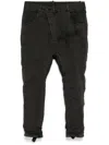 Boris Bidjan Saberi Drop-crotch Trousers In 灰色