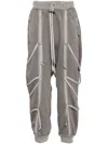 Boris Bidjan Saberi Dyed Track Pants In Grey