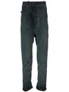 Boris Bidjan Saberi Elasticated Cuffs Trousers In Blue
