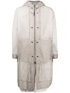 Boris Bidjan Saberi Faded-effect Hooded Parka In Grey