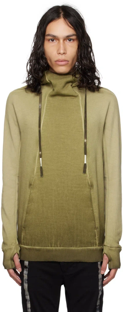 Boris Bidjan Saberi Khaki Hoody2 Hoodie In Faded Oak