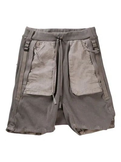 Boris Bidjan Saberi Layered Shorts In Grey