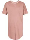 Boris Bidjan Saberi Long Mellow Rose T-shirt In Red