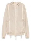 Boris Bidjan Saberi Long-sleeve Cotton Hoodie In Neutrals