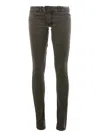 Boris Bidjan Saberi Low-rise Skinny Jeans In Gray