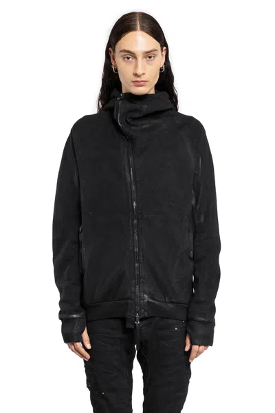 Boris Bidjan Saberi Man Black Sweatshirts